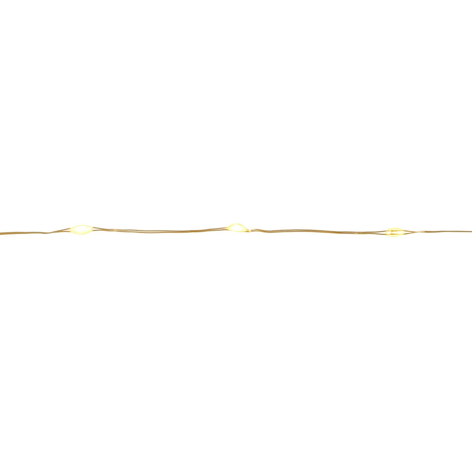 8 Pack: 18ct. Warm White LED String Lights with Gold Wire by Ashland®
